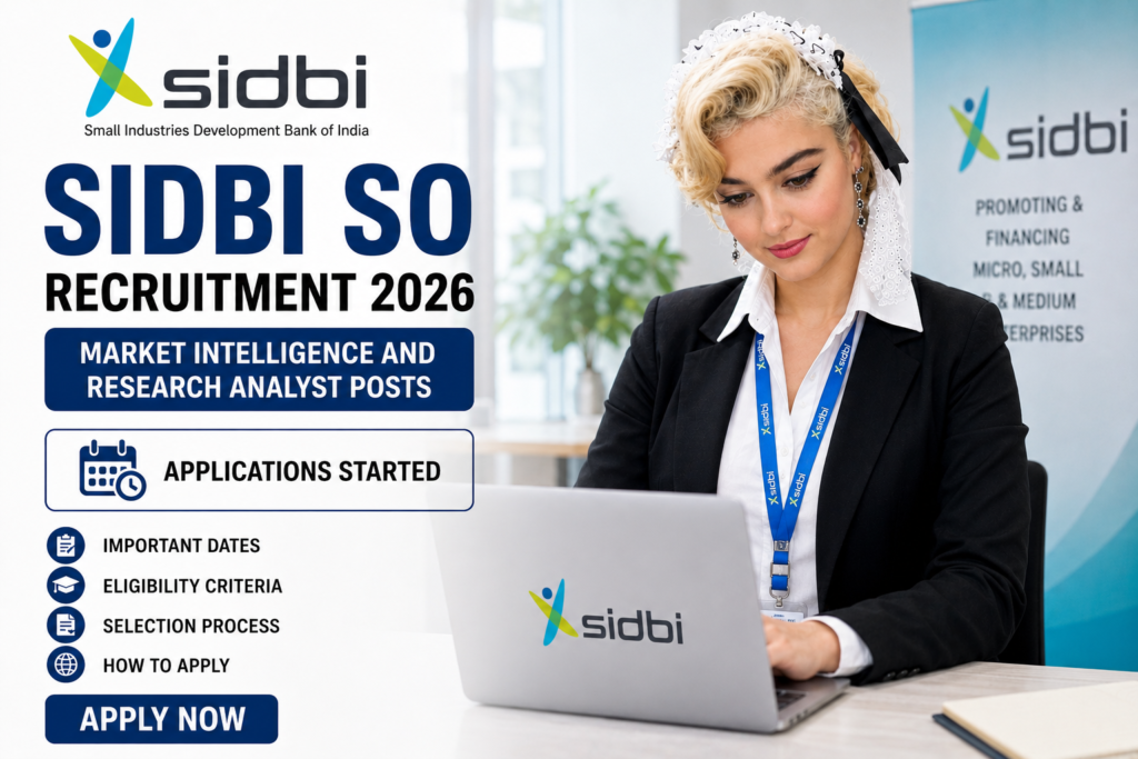 SIDBI SO Recruitment 2026 - Apply Online for Market Intelligence and Research Analyst Posts file 000000006a58820bb83b4bea55d833d2